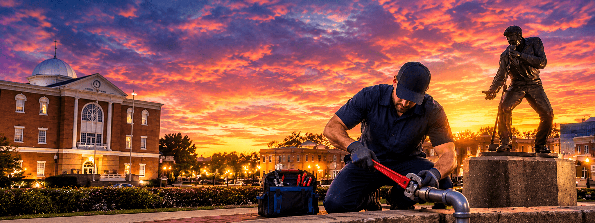 Licensed plumber providing residential and commercial plumbing services in Tupelo, MS